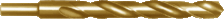 9/16" Dia. - Reduced Shank Drills - Cobalt 3/8 Shank 135 Notched Point