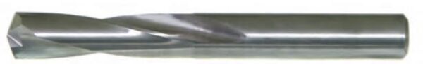 M x 2-3/4 Overall Length - Solid Carbide Screw Machine Length Drill Bit - 135 Degree Split Point - Straight Shank - - Slow Helix