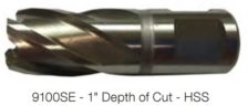 1-3/8" Diameter - Annular Cutter - High Speed Steel with Pins - 1" Depth of Cut