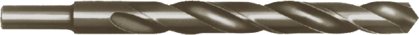 1/2" Dia. Reduced Shank Drill Bit - 3/8 Shank TiN Coated 135 Split Point