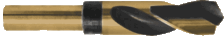 1-7/8" Diameter - Cobalt 3/4" Reduced Shank Drill Bit - 6" Overall Length - 3" Flute - 135 Degree Notched Point